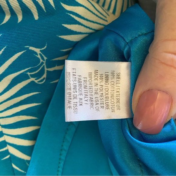 Milly New York Sydie Sheath Dress Teal White US 6 UK 10 $385 - Picture 9 of 13